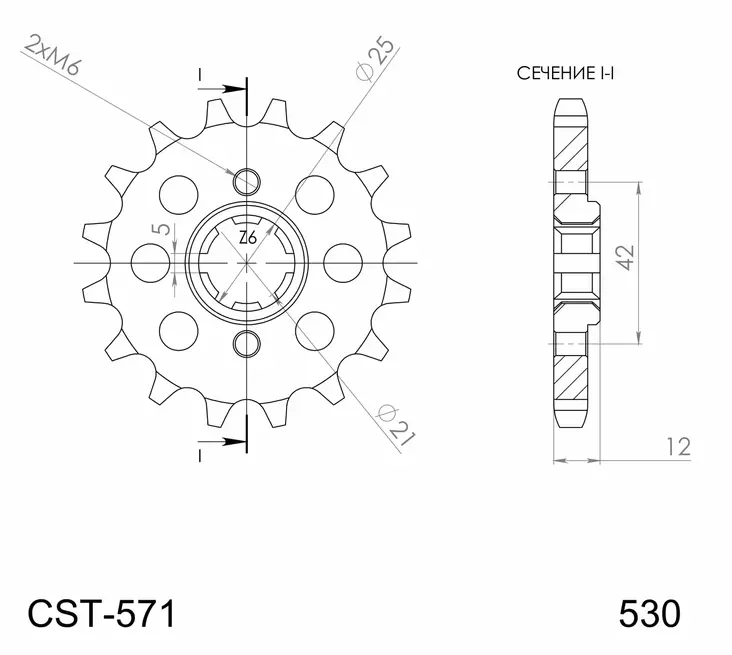 Supersprox / JT Framdrev 571.16 - Framdrev - D6815 - 1