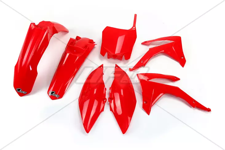 UFO Plastkit 5-delar Röd 070 CRF450 13-1 - Plastkit - D33615 - 1