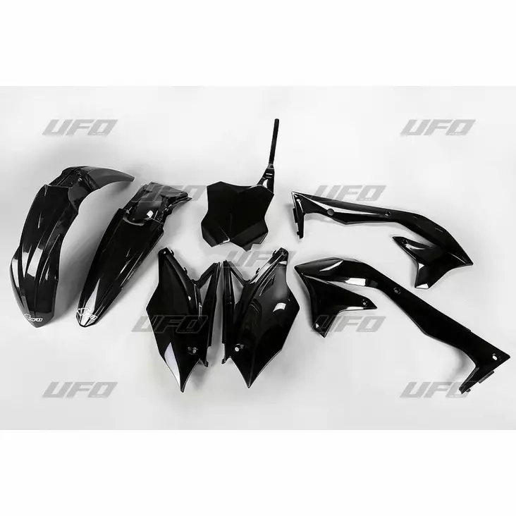 UFO Plastkit 5-delar Svart KXF450 16-17 - Plastkit - D87185 - 1