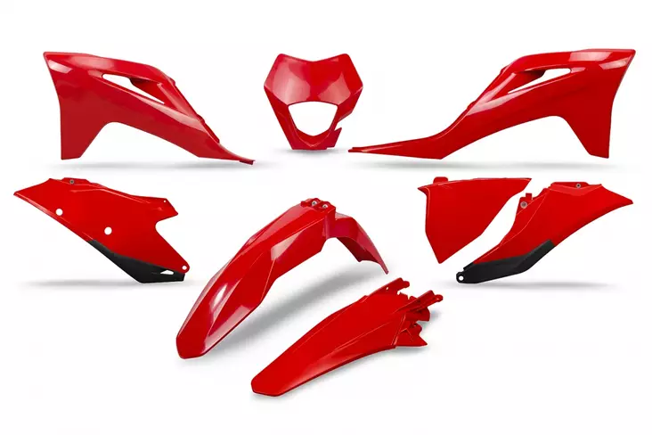 UFO Plastkit 6-delar Röd 062 GasGas EC25 - Plastkit - D369325 - 1