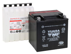 Yuasa Batteri YIX30L-BS (CP) Inkl syra - MC Universaldelar och Verktyg - D2695 - 1
