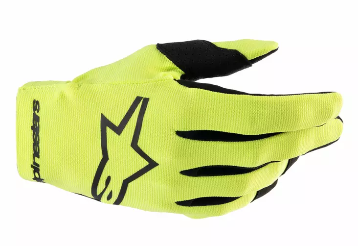 Alpinestars Handskar Radar Gul Fluo Svar - Cross- och Endurohandskar - D451155 - 1