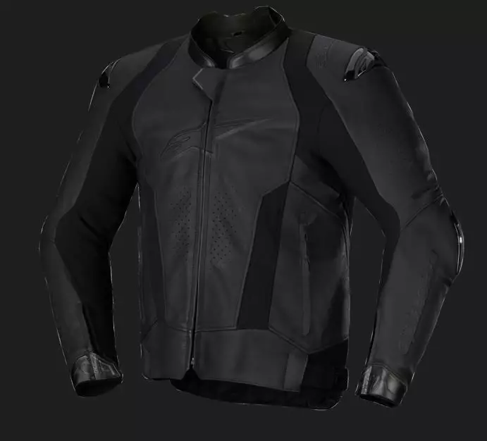 Alpinestars Skinnjacka Missile v3 Svart/ - Skinnjackor & Västar  - D477355 - 1