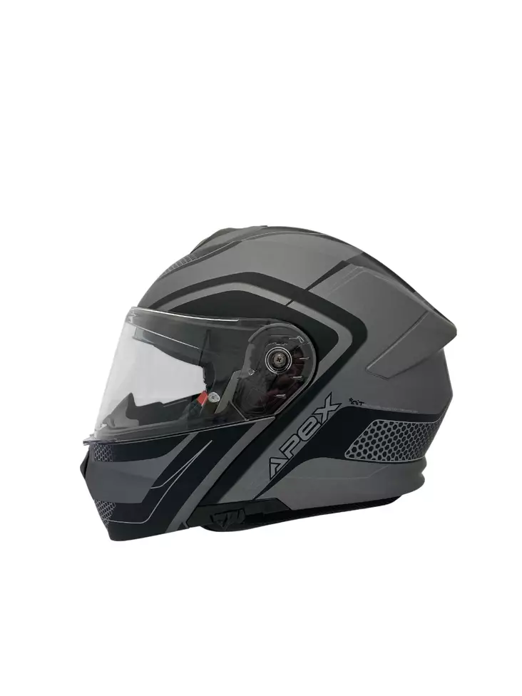 AMOQ Hjälm MI100 Porto svart/grå - Öppna/Öppningsbara hjälmar - D517595 - 1