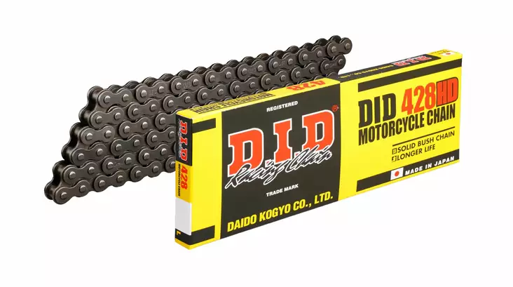 D.I.D 428HD Chain+Connecting link (RJ) - Kedjor 428 - D508415 - 1