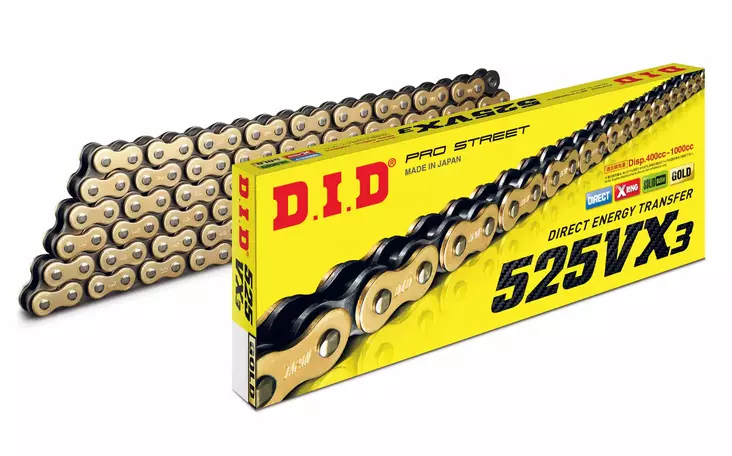 D.I.D 525VX3 G&B Chain+Connecting link r - Kedjor 525 - D529285 - 1