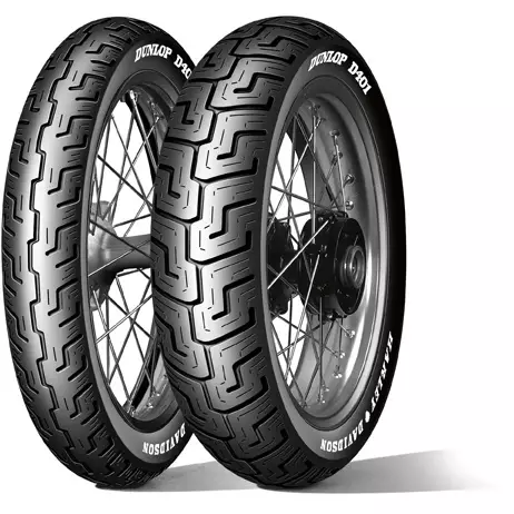 Dunlop D401 130/90B16 73H Fr Harley-Davi - Däck Custom-Touring - D508625 - 1