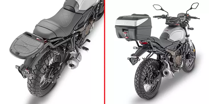 Givi SPEC.RACK VOGE TROF.300AC SCRAMBLER - Monteringsatser & Pakethållare - D459635 - 1