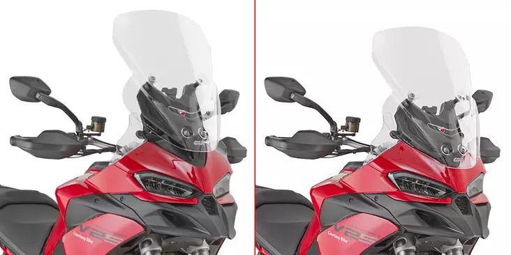 Giv Transparent Screen Ducati Multistrad - Vindskydd - D530735 - 1
