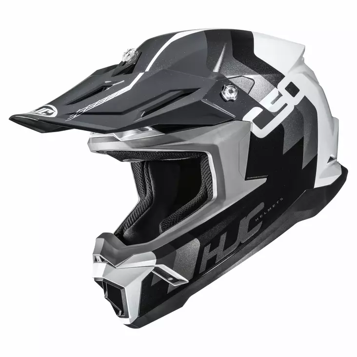 HJC Helmet C50 Primal Svart/Vit MC5 - Crosshjälmar - D509045 - 1