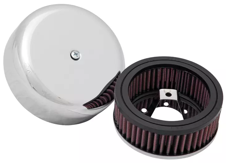 K&N H/D Keihin/S&S Carb 76 & Up: 5-1/4"D - Luftfilter - D521205 - 1