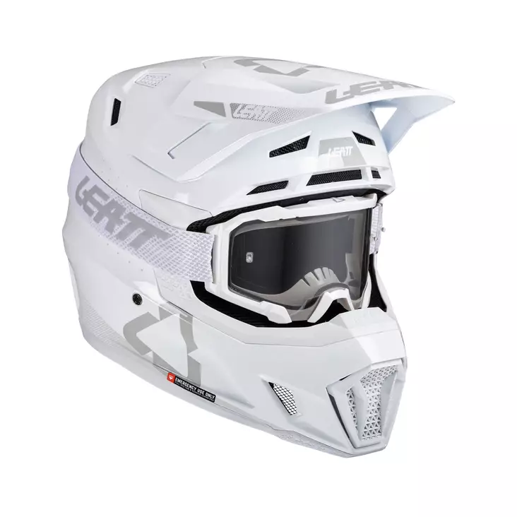 Leatt Helmet Kit Moto 7.5 V25 White - Crosshjälmar - D482945 - 1