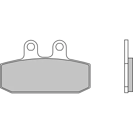 BREMBO Bromsbelägg Carbon Ceramic - Bromsbelägg - D6026 - 1