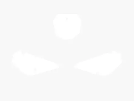 Blackbird nummerbottnar vit RM85 02-15 - Nummerplåtsbakgrund & Siffror - D13636 - 1