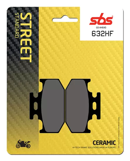 Sbs Bromsklossats Ceramic - Bromsbelägg - D106886 - 0