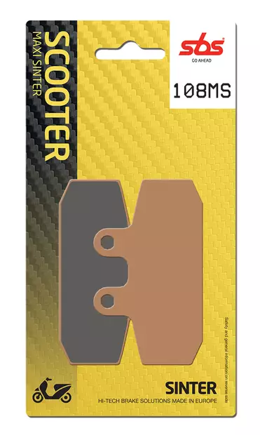 Sbs Bromsklossats Maxi Sinter - Bromsbelägg - D106576 - 1