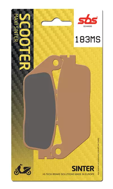 Sbs Bromsklossats Maxi Sinter - Bromsbelägg - D106636 - 1