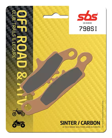 Sbs Bromsklossats Sintered Offroad - Bromsbelägg - D107056 - 0