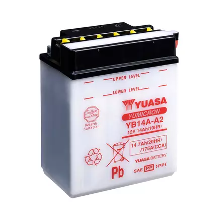 Yuasa Batteri YB14A-A2 (CP) Inkl syra (4 - Batterier - D2626 - 2