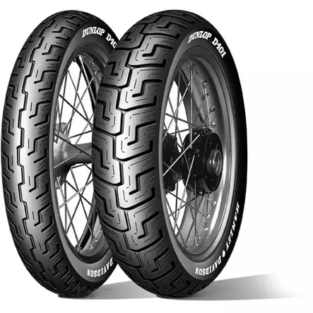 Dunlop D401F 100/90-19 57H TL Fr. Harley - Däck Custom-Touring - D483886 - 1