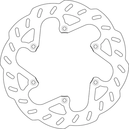 GOLDFREN Bromsskiva bak YZ/YZF/WR125-450 - Bromsskivor - D19356 - 2