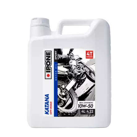 Ipone Katana OFF-ROAD 10W50 4L (6) - Motorcykeloljor 4T - D203286 - 1