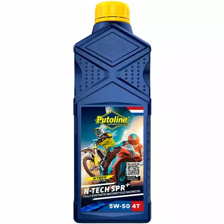 Putoline N-Tech® SPR+ 5W-50- 1L (12) - Motorcykeloljor 4T - D526976 - 1