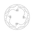 Brembo Serie Oro bromsskiva - Bromsskivor - D6266 - 1