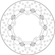 Brembo Serie Oro flytande bromsskiva - Bromsskivor - D88216 - 1