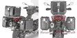 GIVI RAPID RELEASE SIDE CASE HOLDER - Monteringsatser & Pakethållare - D338656 - 1