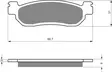 GOLDFREN Bromsbelägg 146 Ceramic Carbon - Bromsbelägg - D26526 - 1