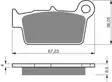 GOLDFREN Bromsbelägg 187 Ceramic Carbon - Bromsbelägg - D19306 - 2