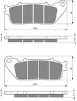 GOLDFREN Bromsbelägg 277 Ceramic Carbon - Bromsbelägg - D26606 - 1