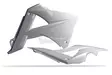 Polisport Radiator Scoops GasGas EC/EC-E - Kylarskydd - D329446 - 1