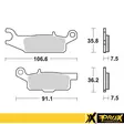 ProX Bromsbelägg fram YFM250R Raptor '08 - Bromsbelägg - D18286 - 1