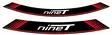 Puig Kit 8 Rim Strips R Nine T C/Red - Fälgdekaler - D185776 - 1