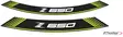 Puig Kit 8 Rim Strips Z650 C/Green - Fälgdekaler - D186096 - 1