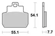 Sbs Bromsklossats Carbon Tech - Bromsbelägg - D113586 - 1
