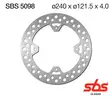 Sbs bromsskiva Standard - Bromsskivor - D131196 - 1