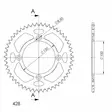 Supersprox Alu Bakdrev SU/YA RM80/85/YZ8 - Bakdrev - D104546 - 2