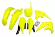 UFO Plastkit 5-delar Fluo Gul DFLU YZ250 - Plastkit - D418296 - 1