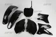 UFO Plastkit 5-delar Svart YZ125/250 02- - Plastkit - D33656 - 1