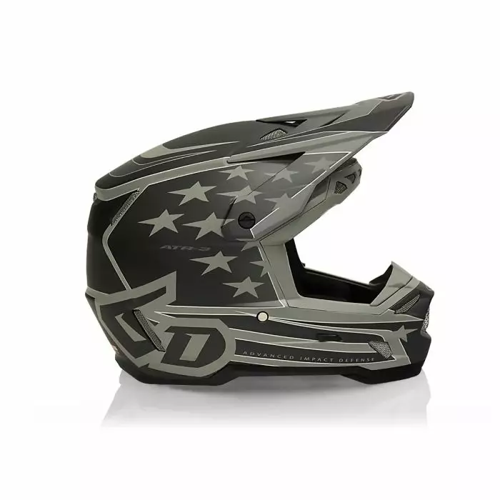 6D Helmet ATR-3 Patriot Matte Black FIM - Crosshjälmar - D527526 - 1