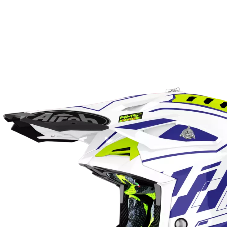 Airoh Aviator 3 Skärm Rampage blå - Tillbehör & Reservdelar till hjälm - D371936 - 1