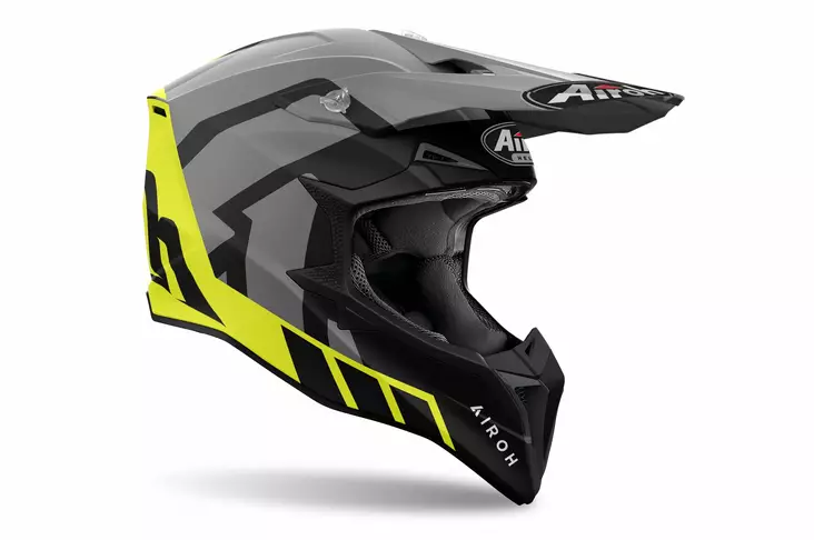 Airoh Hjälm Wraaap Reloaded gul matt - Crosshjälmar - D461906 - 1