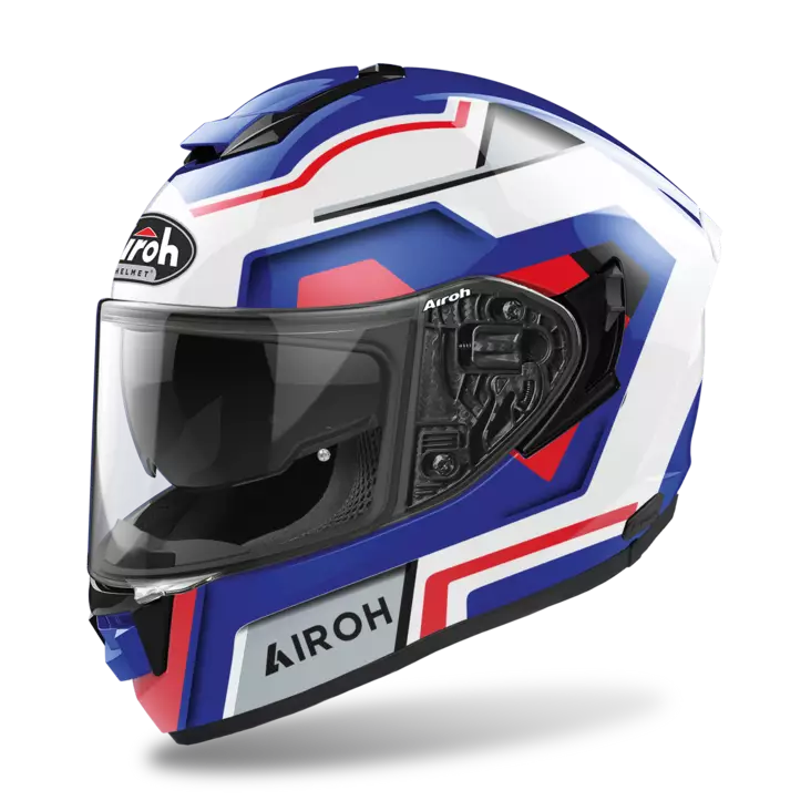 Airoh ST.501 Square blå/röd gloss - Integralhjälm - D397286 - 1