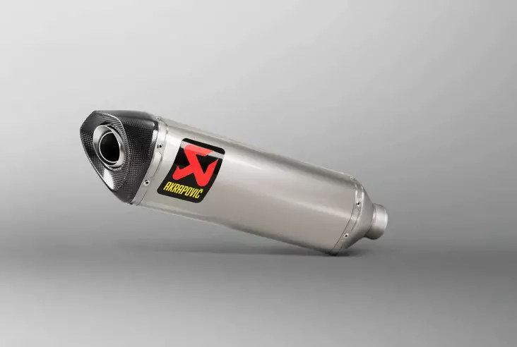 Akrapovic Slip-on Line Titanium Track Da - Ljuddämpare - D357326 - 1