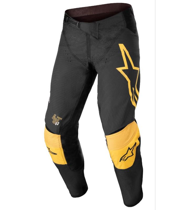 Alpinestars Byxor Techstar Quadro Svart/Gul - MC Kläder - 75276 - 1