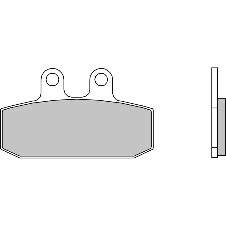 BREMBO Bromsbelägg Carbon Ceramic - Bromsbelägg - D6026 - 1