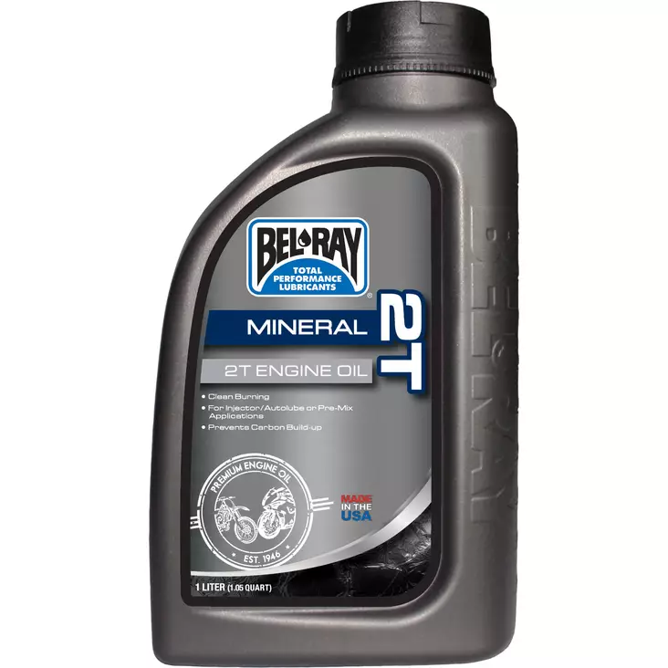 Bel-Ray 2T Mineral 1L - Motorcykeloljor 2T - D104806 - 1